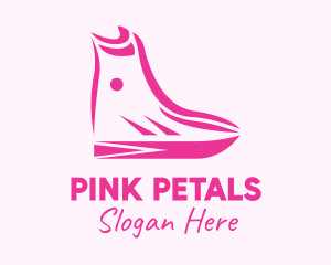 Pink Fashion Boots logo design