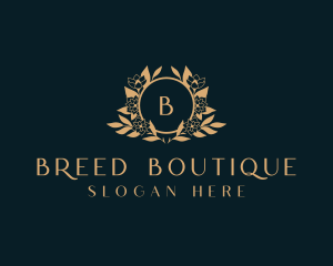 Elegant Flower Boutique logo design