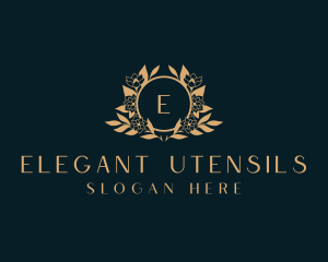 Elegant Flower Boutique logo design