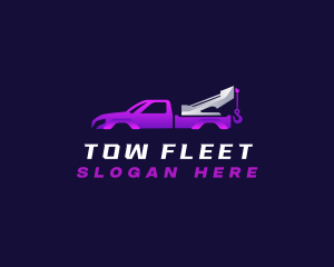 Tow Auto Trucking logo design