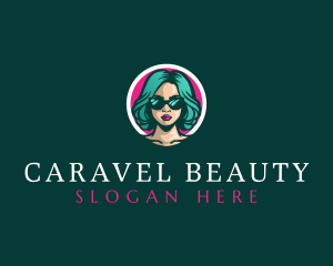 Beauty Woman Shades logo design