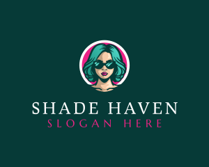 Beauty Woman Shades logo design