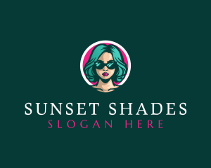 Beauty Woman Shades logo design