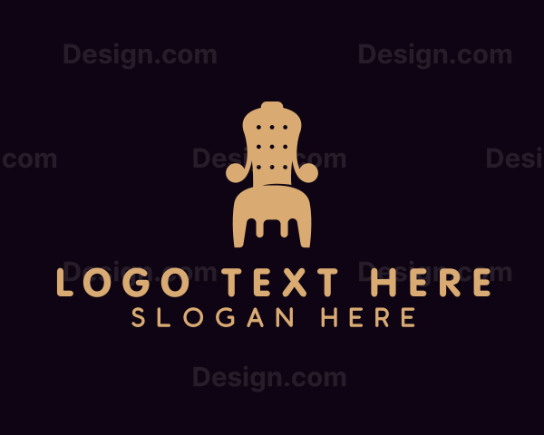 Armchair Home Decor Furniture Logo