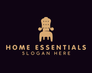 Armchair Home Decor Furniture logo design