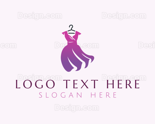 Simple Fashion Dress Logo