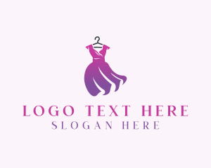 Simple Fashion Dress Logo