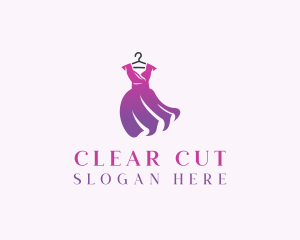 Simple Fashion Dress logo design