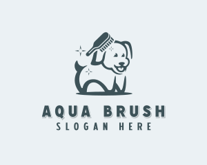 Pet Dog Comb logo design