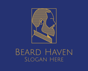 Bearded Male Head logo