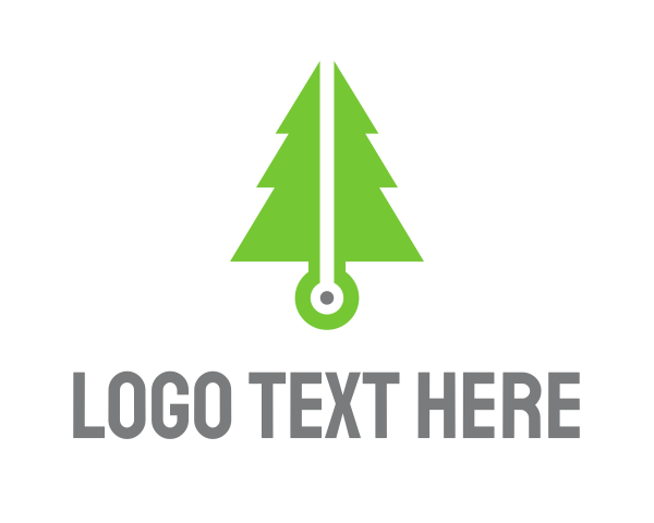 Green Tree logo example 3