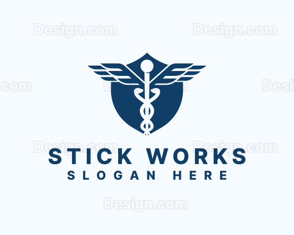 Caduceus Medical Physician Logo