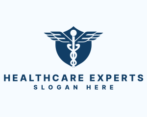 Caduceus Medical Physician logo design