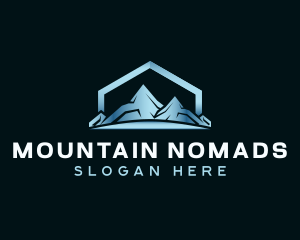 Mountain Outdoor Adventure logo design