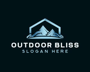 Mountain Outdoor Adventure logo design