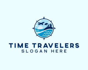 Compass Beach Travel  logo design