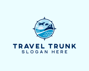 Compass Beach Travel  logo design