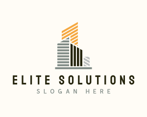 High Rise Establishment Building logo design