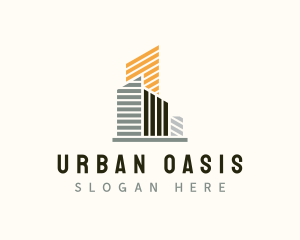 High Rise Establishment Building logo design