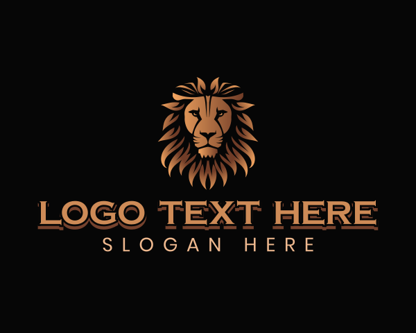 Lion logo example 2