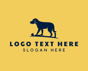 Blue Pet Dog logo