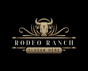 Bull Horn Ranch logo design