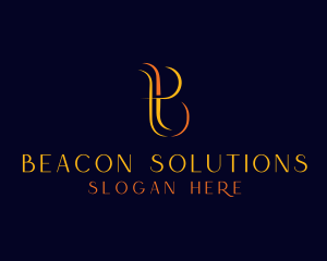 Professional Luxury Letter B logo design