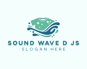 Laundry Shirt Washing logo design