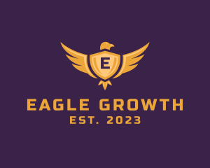 Premium Eagle Shield logo design