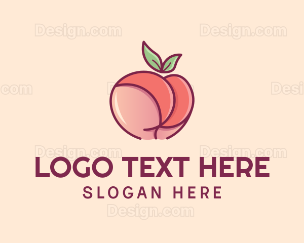 Sexy Lingerie Peach Logo