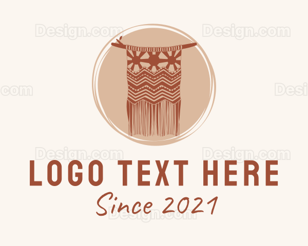 Brown Macrame Decor Logo