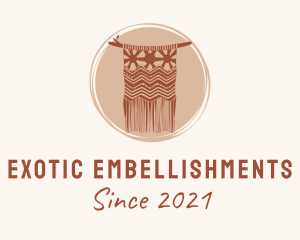 Brown Macrame Decor  logo design