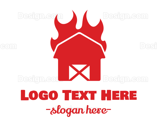 Flaming Hot Barn Logo