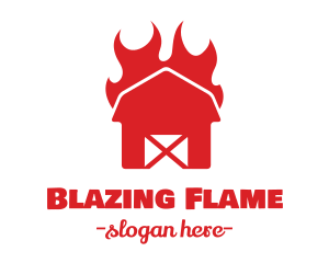 Flaming Hot Barn  logo design