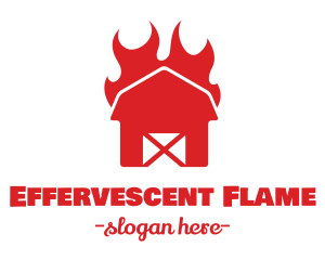 Flaming Hot Barn  logo design