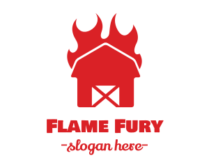 Flaming Hot Barn  logo design