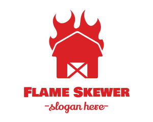 Flaming Hot Barn  logo design