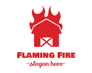 Flaming Hot Barn  logo design