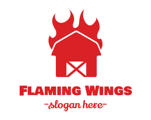 Flaming Hot Barn  logo design