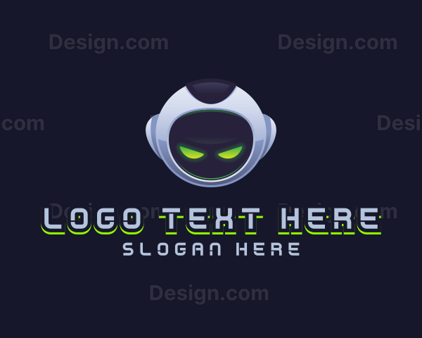 Cyber Tech Robot Logo
