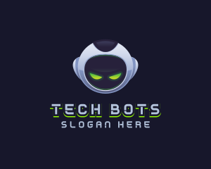 Cyber Tech Robot logo design