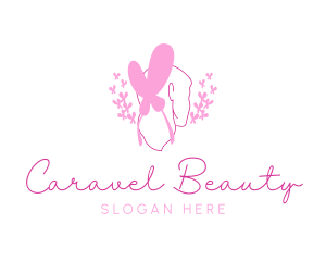 Butterfly Lady Beauty logo design