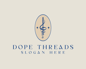 Embroidery Needle Thread logo design