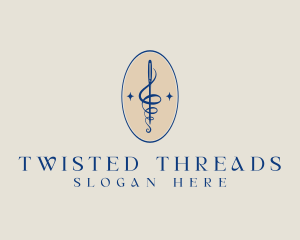 Embroidery Needle Thread logo design