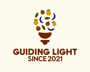 Light Bulb Vegetable  logo design