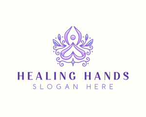 Yoga Healing Wellness logo design