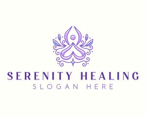 Yoga Healing Wellness logo design