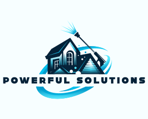 Pressure Washer Cleaning logo design