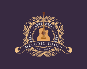 Country Music Guitar Instrument logo