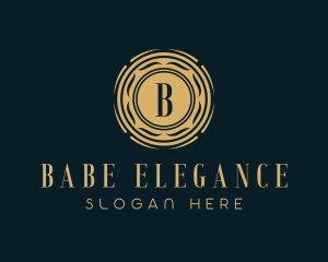 Gold High End Boutique logo design